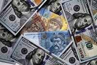 Почти 70% жителей Украины считают экономическую ситуацию в стране плохой - Мировая экономика Денежные купюры и монеты США и Украины